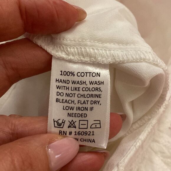 S’Edge white embroidered peplum shorts, S - Picture 10 of 10